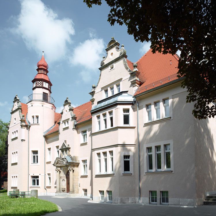 Haus mit Putzwänden